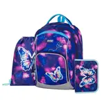 Oxybag OXY GO - školní set Motýl 3 ks: batoh, penál, sáček