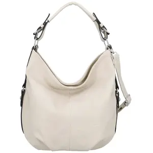 Stylová dámská koženková kabelka na rameno Tripa, béžová