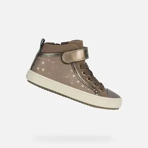 Dark Grey Girls' Geox Kalispera Sneakers - Girls
