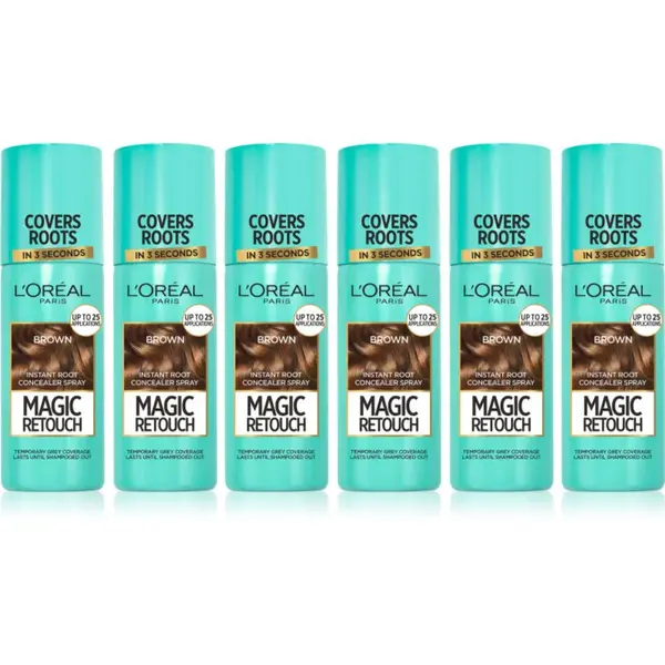 L’Oréal Paris Magic Retouch sprej pre okamžité zakrytie odrastov odtieň Brown