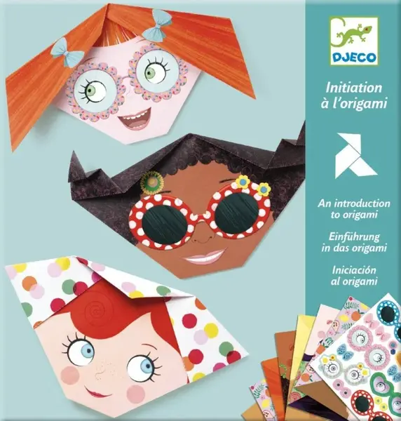 Origami Dívčí obličeje