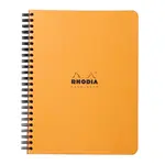 Kroužkový zápisník Rhodia 16x21cm tečkovaný – Orange