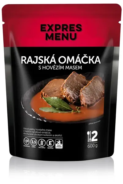 Expres menu paradajková omáčka s hovädzím 600 g