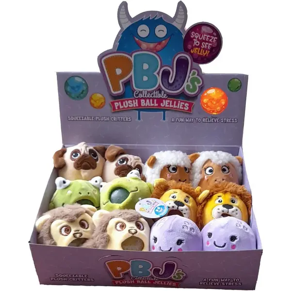 Plyšové zvieratko mačkacie s guličkami opička