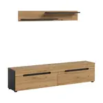 Livetastic NÍZKÁ KOMODA, dub artisan, 170/38/33 cm