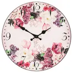 NÁSTĚNNÉ HODINY pink 34 cm