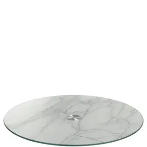 Leonardo SERVÍROVACÍ PODNOS, kov, sklo, 33 cm