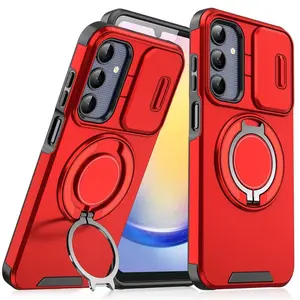Camslide Stand obal, Samsung Galaxy A23, červený