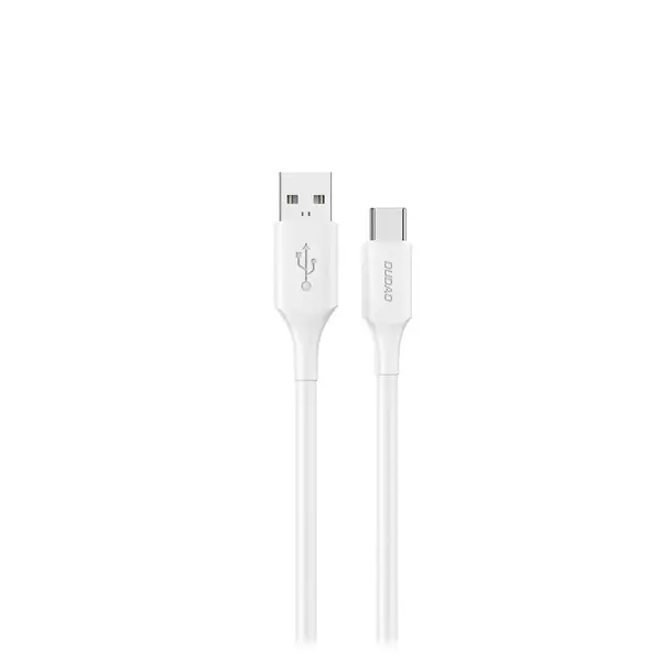 Dudao L2sT kabel USB-A - USB-C, 6A, 1,2 m, bílý