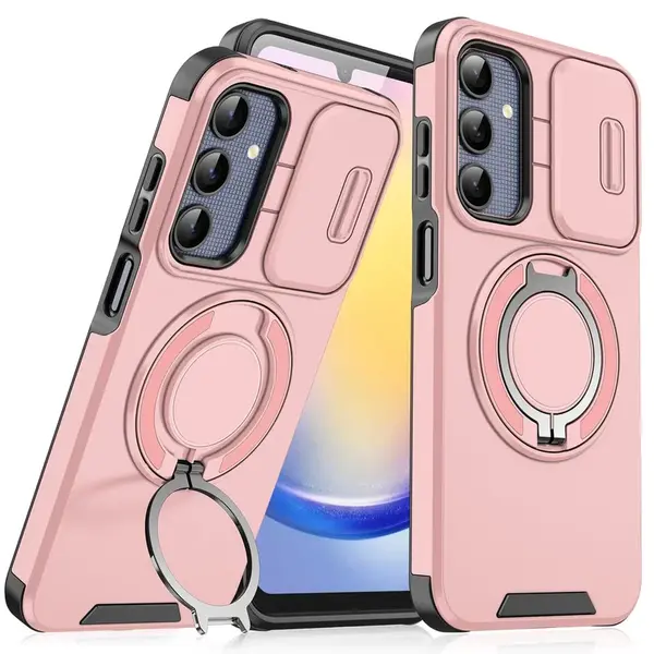 Camslide Stand obal, Samsung Galaxy A23, růžový