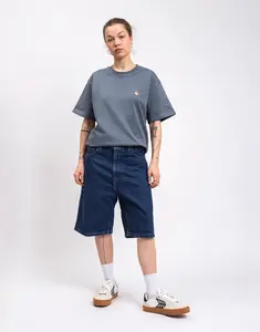 Carhartt WIP W' Brandon Short Blue stone washed XS