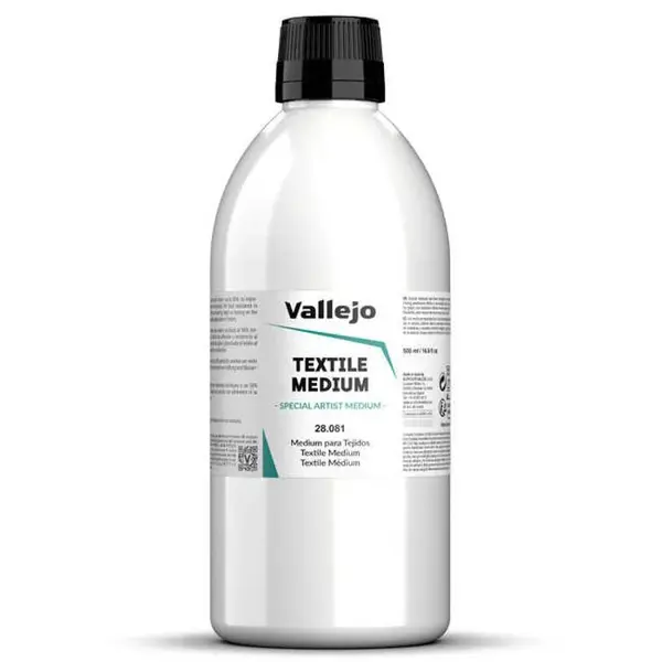 Textilní médium pro akryl Vallejo 500ml