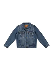 Levi's Kids Prechodná bunda  modrá denim