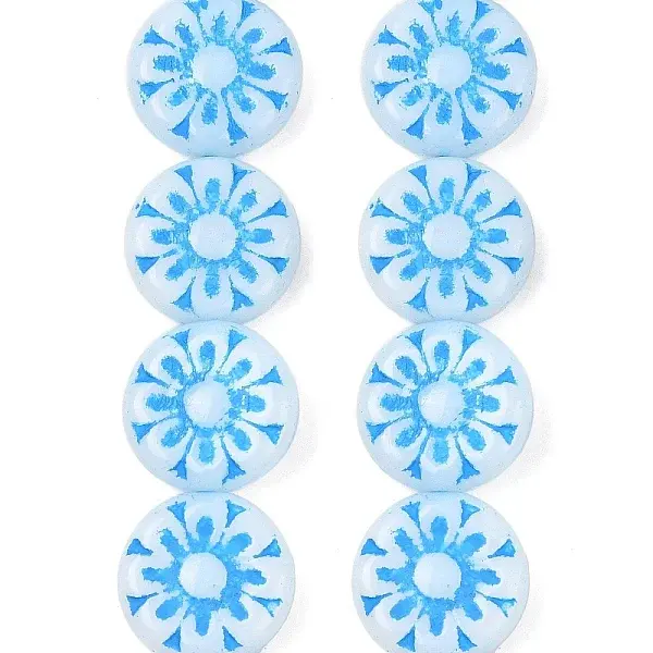 Czech Pressed Glass Beads