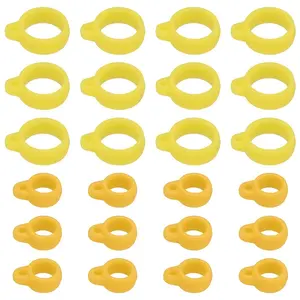 60Pcs 2 Style Silicone Pendant