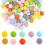 100Pcs 10 Colors Silicone Beads