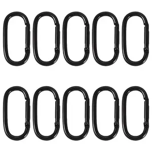 10Pcs Alloy Spring Gate Rings