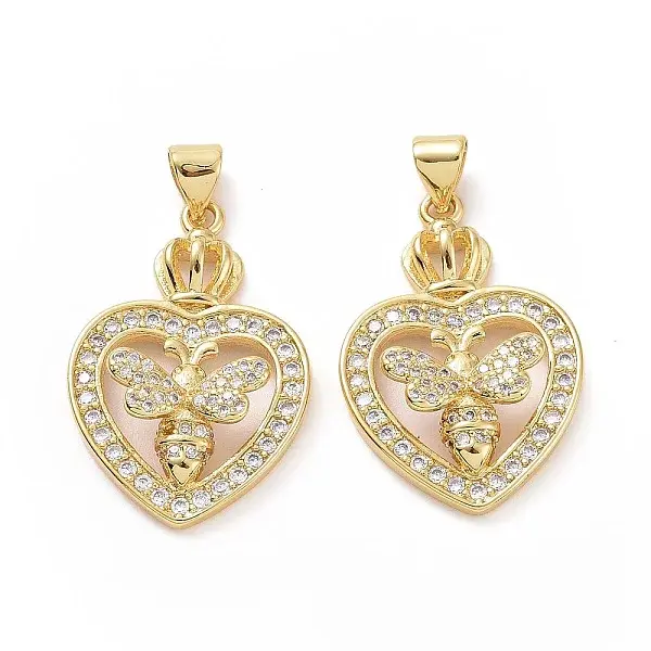 Brass Cubic Zirconia Pendants