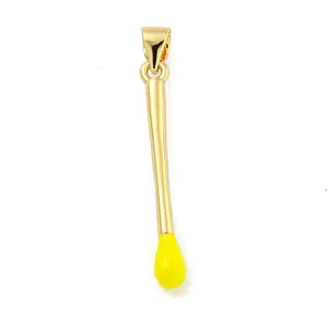 Real 18K Gold Plated Brass Pendants