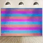 Rainbow Color Polyester Fabric