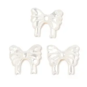 Natural White Shell Carved Cabochons