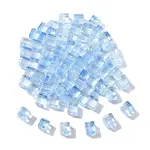 100Pcs Baking Paint Transparent Glass Beads