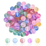 100Pcs Synthetic Moonstone Beads