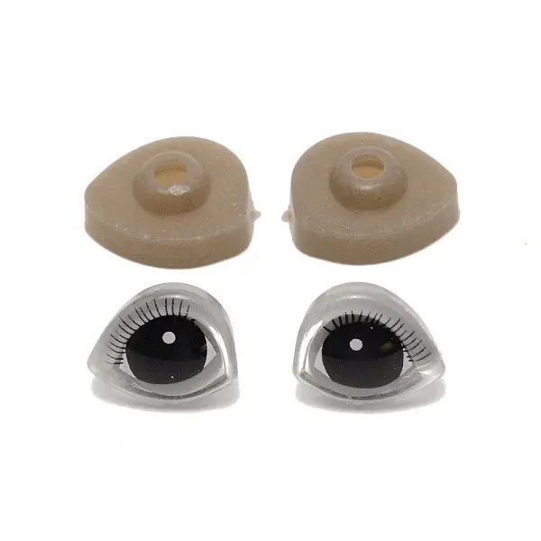 3D Plastic Doll Eyes and Eyes Washers Sets