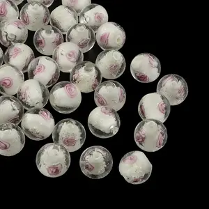 Handmade Luminous Inner Flower Lampwork Beads
