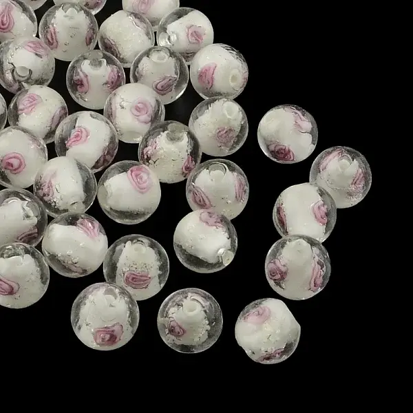 Handmade Luminous Inner Flower Lampwork Beads