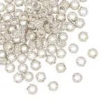 Alloy Rhinestone European Beads