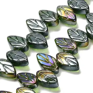 Electroplate Glass Beads Strands
