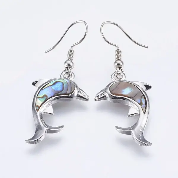 Abalone Shell/Paua Shell Dangle Earrings