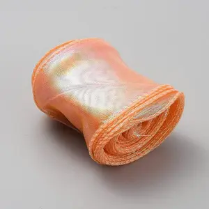 10 Yards Iridescent Polyester Organza Ribbons