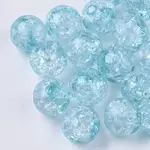 Transparent Crackle Acrylic Beads