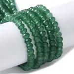 Dyed Natural Malaysia Jade Rondelle Beads Strands