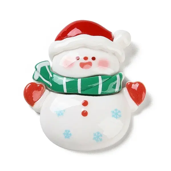 Christmas Theme Opaque Resin Cabochons