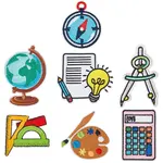 14Pcs 7 Styles Back to School Polyester Clothing Patches