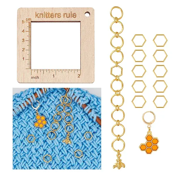 Alloy and  Wooden Sweater Knitting tool