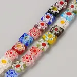 Handmade Millefiori Glass Beads Strands