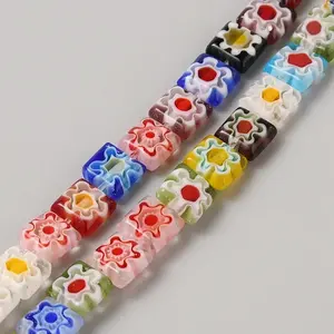Handmade Millefiori Glass Lampwork Beads Strands
