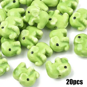 20Pcs Handmade Porcelain Beads