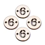 Unfinished Natural Poplar Wood Links Connectors