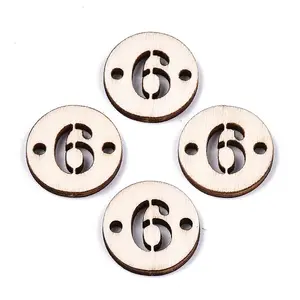 Unfinished Natural Poplar Wood Links Connectors