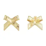 Cubic Zirconia Bowknot Stud Earrings
