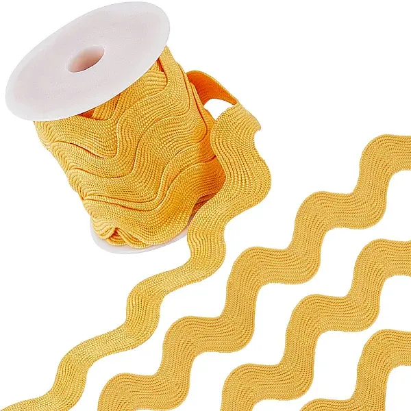 9 Yards Polyester Wavy Fringe Trim Ribbon