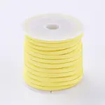3x1.5mm Yellow Flat Faux Suede Cord