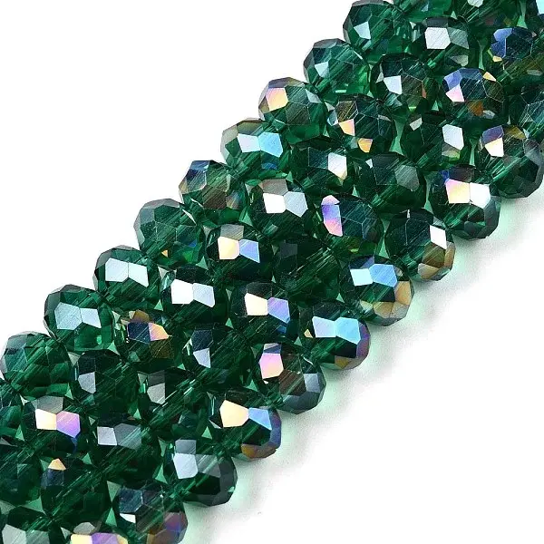 Electroplate Glass Beads Strands