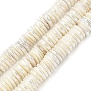 Electroplated Shell Pearl Beads Strands