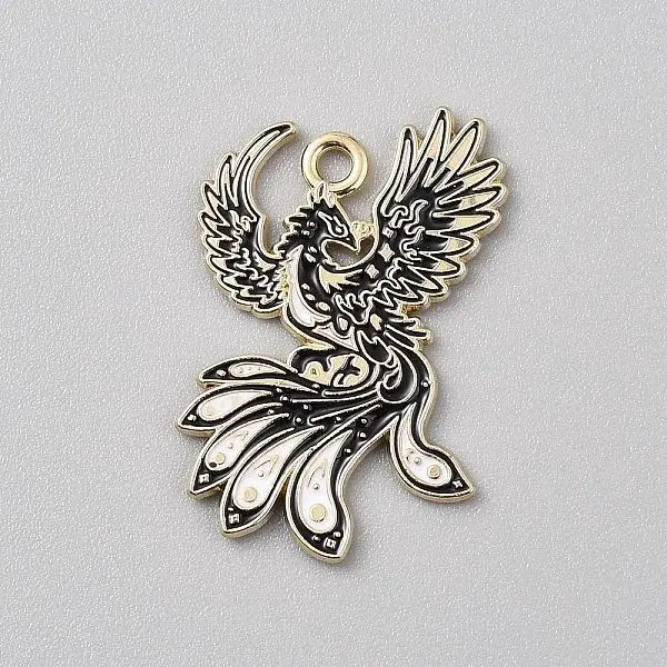 Golden Plated Alloy Enamel Pendants